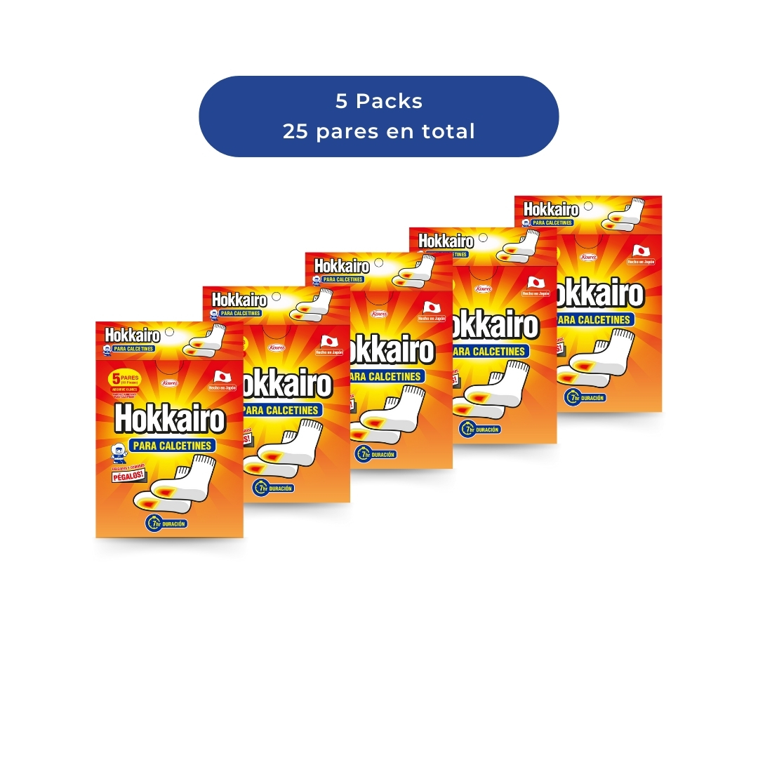Hokkairo Para Calcetines 25 Pares
